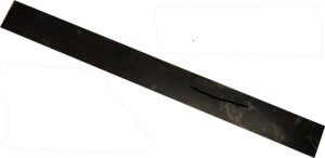 Gummistreifen NR/SBR mit Einlage 200x3 mm 1 m